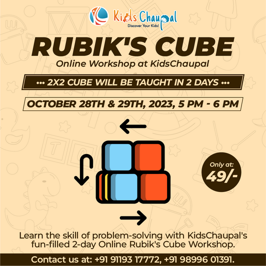 Online Rubik's cube Workshop for kids